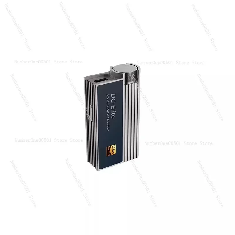 DAC HiFi de Alta Gama DC Elite, Amplificador de Auriculares Portátil con Doble Salida, Dongle de Audio USB para Audiófilos