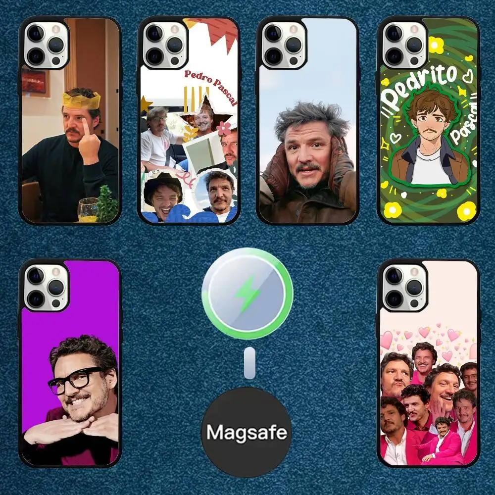 

Actor P-PedroS P-Pascal Phone Case For iPhone 16,15,14,13,12,11,Plus,Pro,Max Mini Magsafe Magnetic Wireless Charging