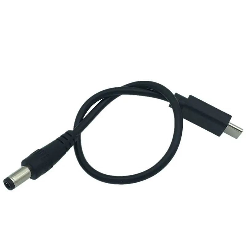 USB 3.1 typu C USB-C do DC 5.5x2.5mm przedłużenie gniazda zasilania kabel do ładowania 0.25m