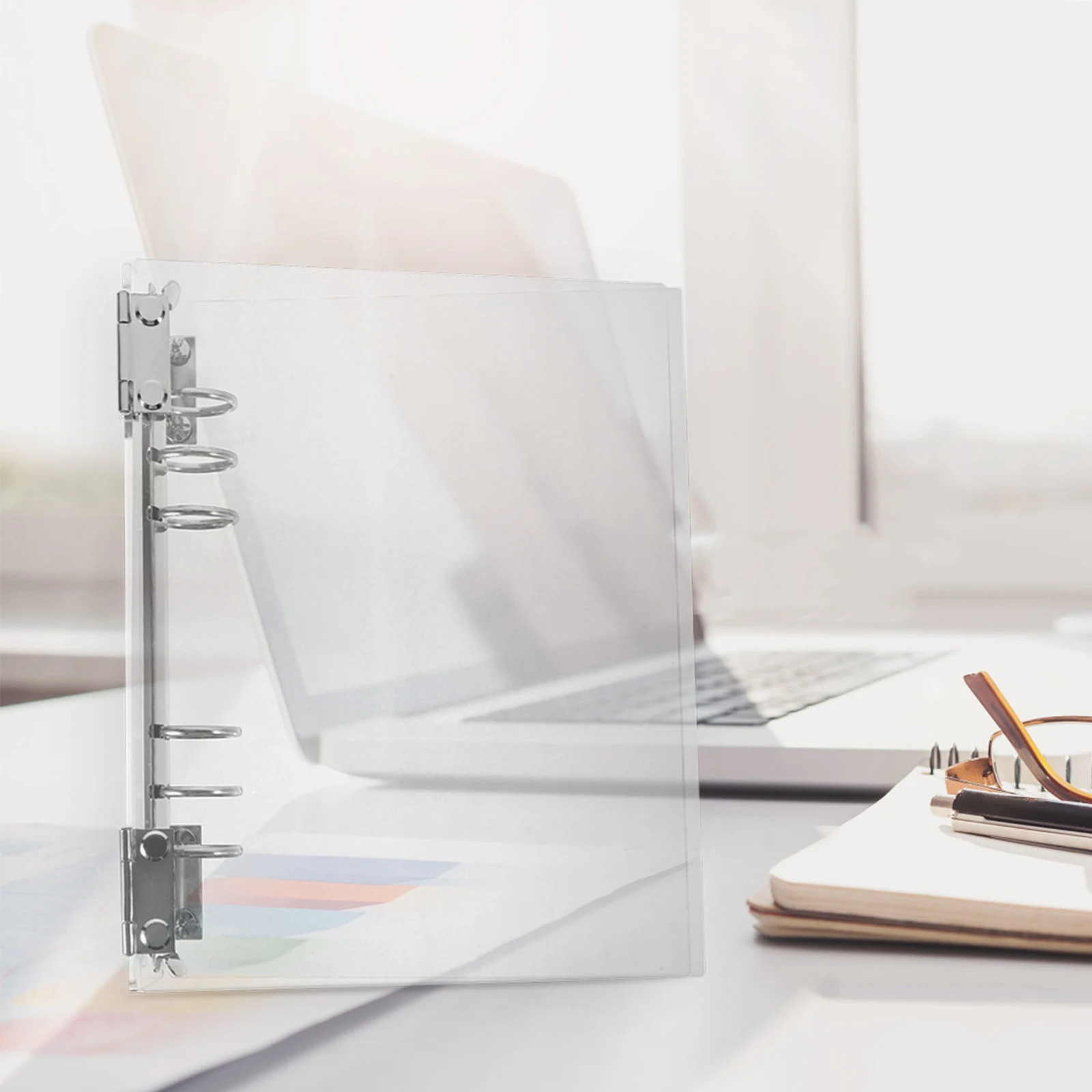 

Акриловая обложка для переплета формата А5, прозрачный отрывной блокнот, многоразовая пластиковая папка для скрапбукинга для школьного офисного журнала