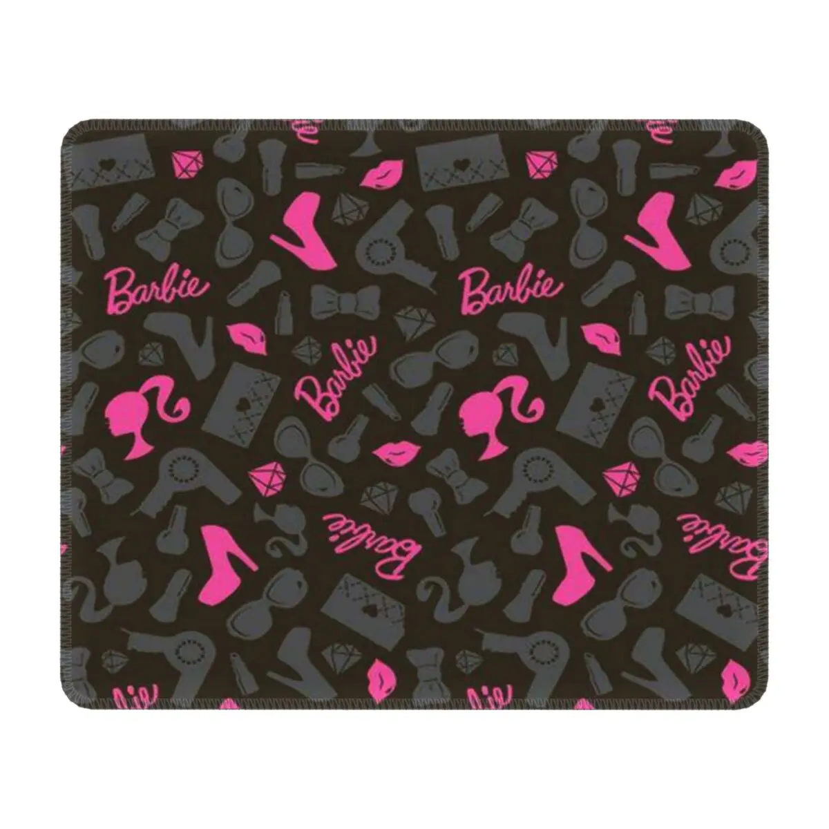 Custom Barbies Girls Doll Mouse Pad Non-Slip Rubber Base Gaming Mousepad Accessories Office Desktop Mat