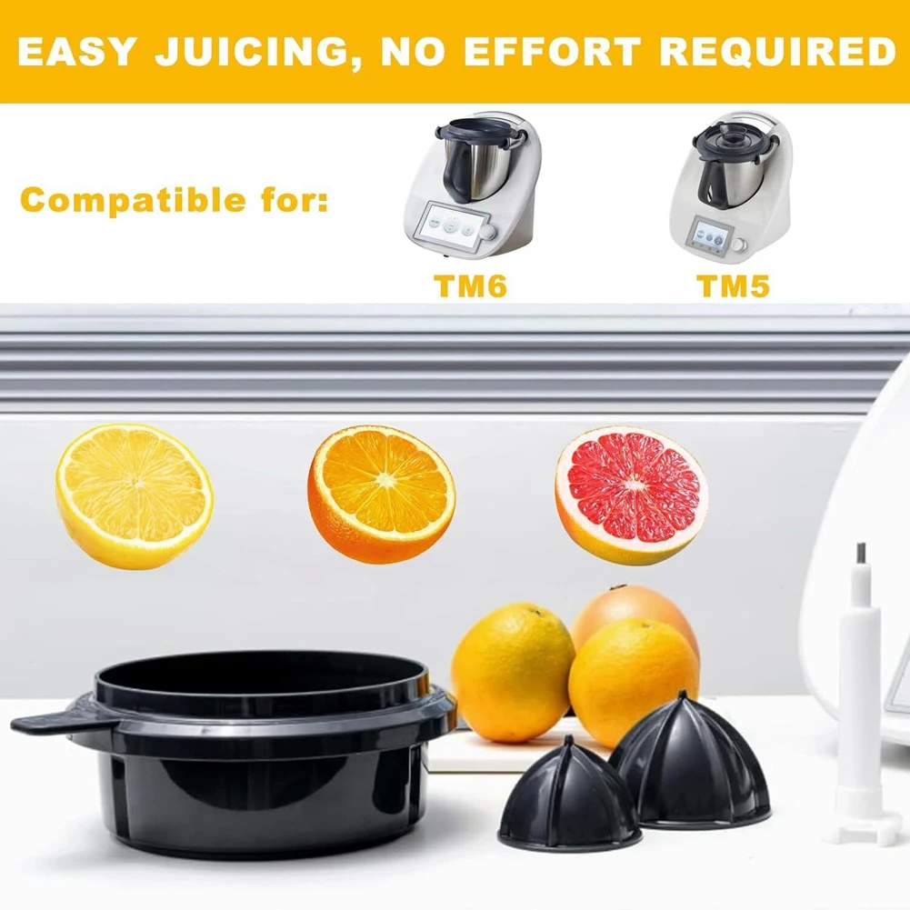 Citrus Juicer Pure Juice Extraction Separation Orange Press Strainers Basket with Press for Thermomix TM5/TM6 Cooking Machine