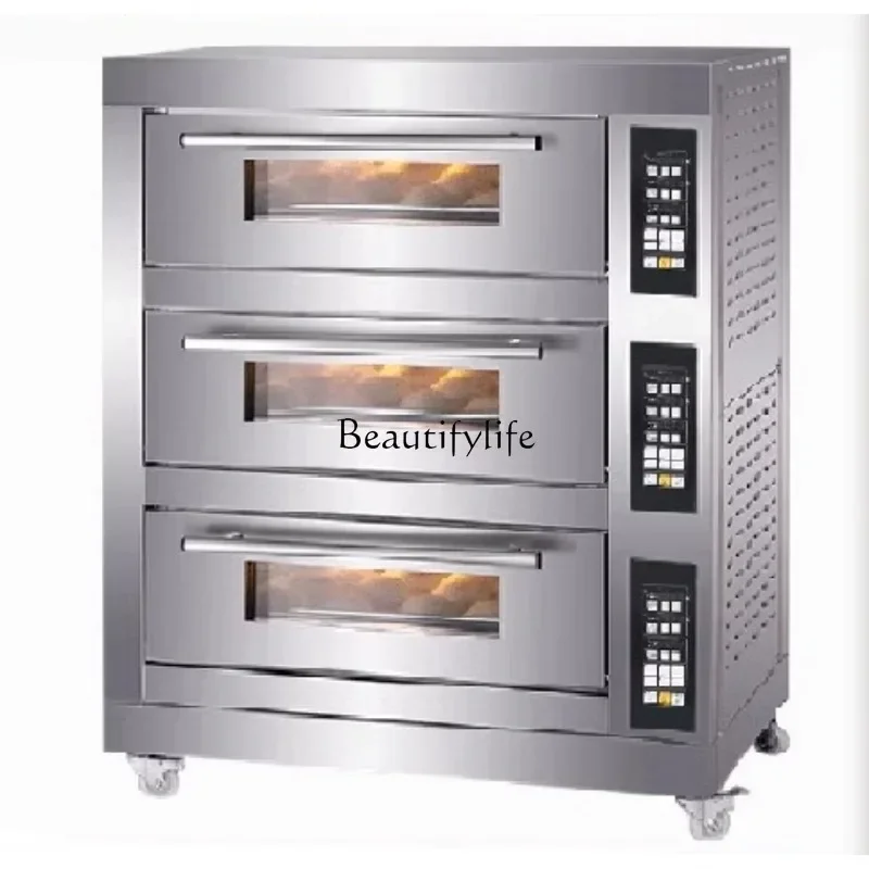 

FG10Baking commercial electric oven large capacity three layers six plates large one layer bread pizza cake oven