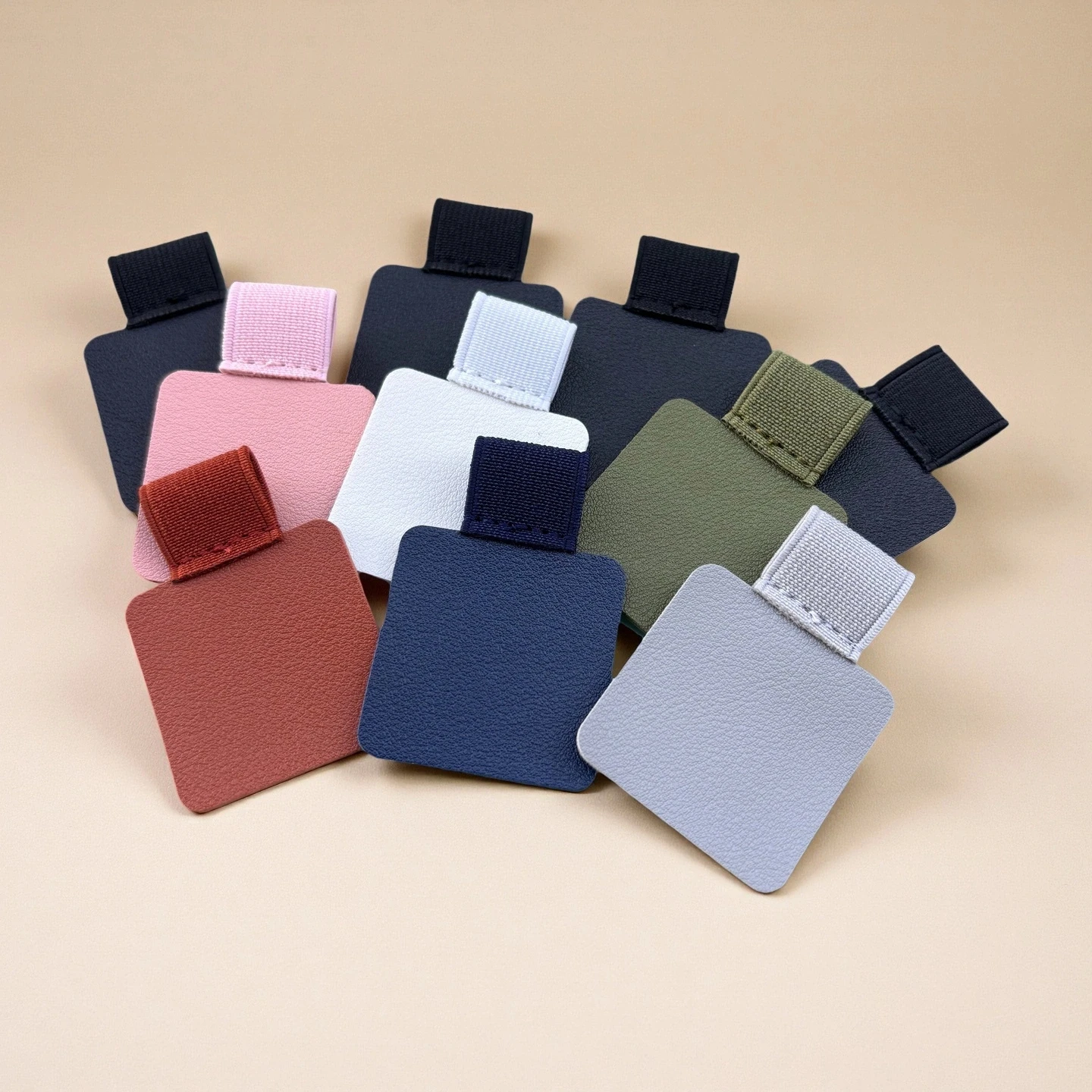 10 Pack Elastic Pen Loop Holder for Notebooks Journals Planners - Assorted Colors - Office School Supplies