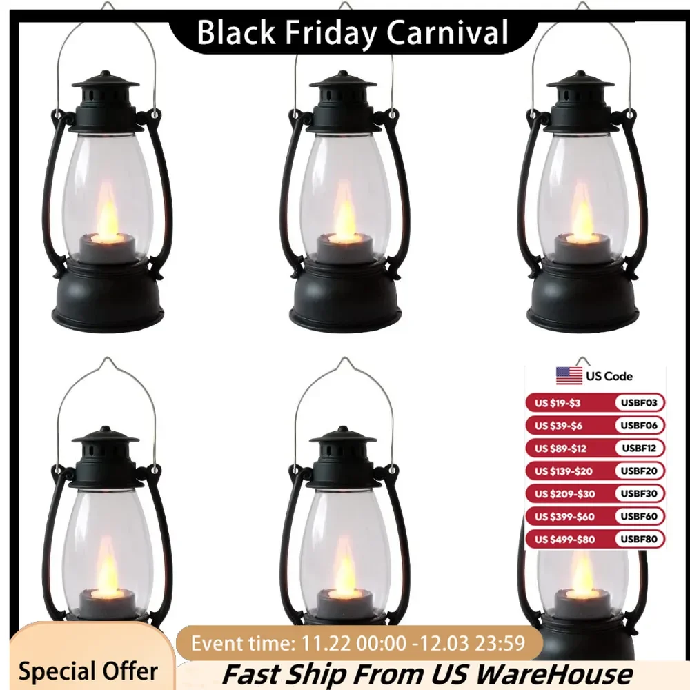 

12-Pcs, Festival Lantern, Candle Lanterns Farmhouse Decor, Western Camping Party Halloween Decorations, Festival Lantern
