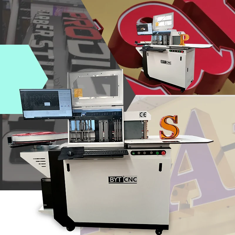BYTCNC 3D Sign Board Light Box Letters Edge Making Machineprice for  Letter Bending Machine China Manufacturer