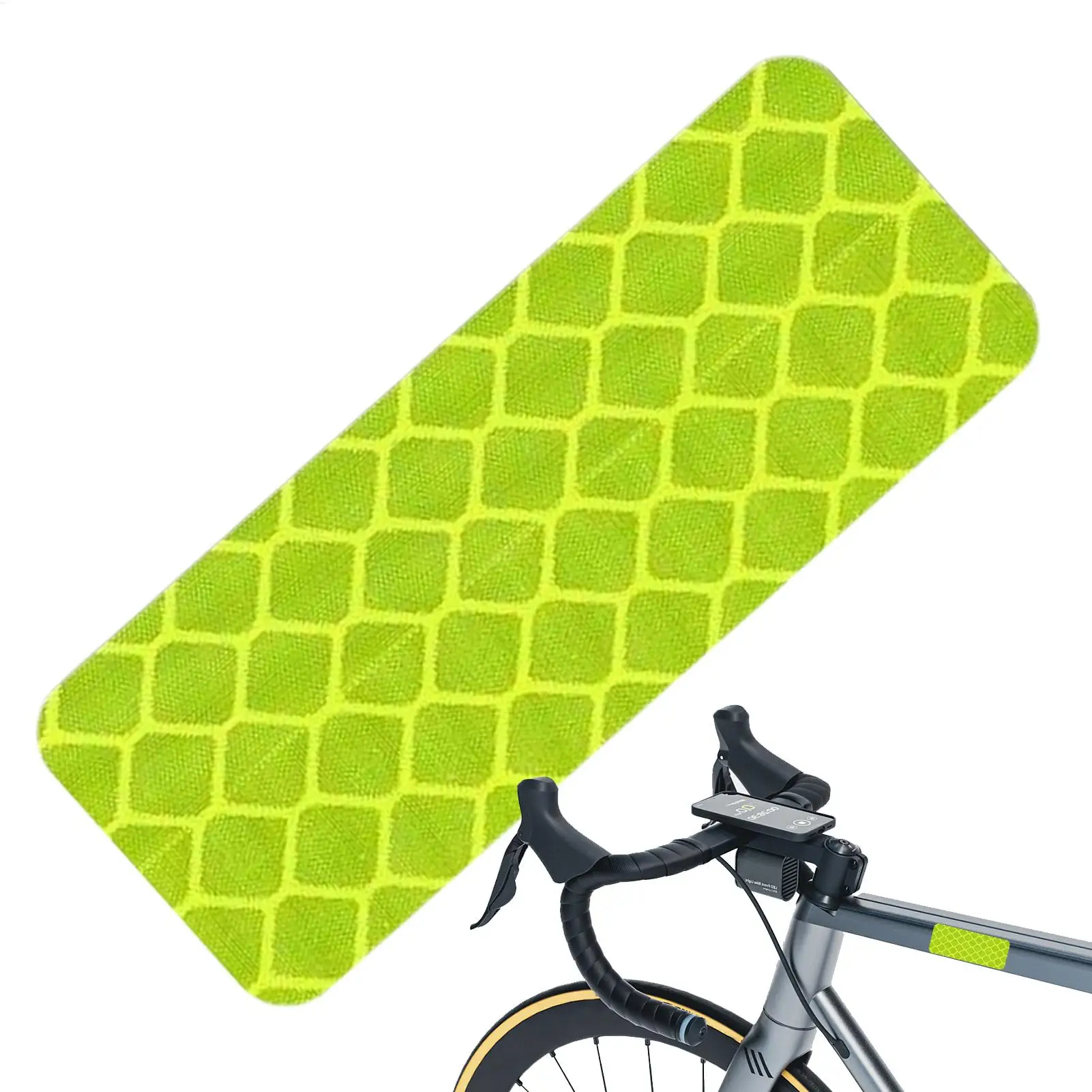 

1 шт. светоотражающие наклейки для автомобиля, водонепроницаемые наклейки с царапинами, светоотражающие клейкие наклейки для автомобиля, ночное предупреждение, светоотражающая наклейка