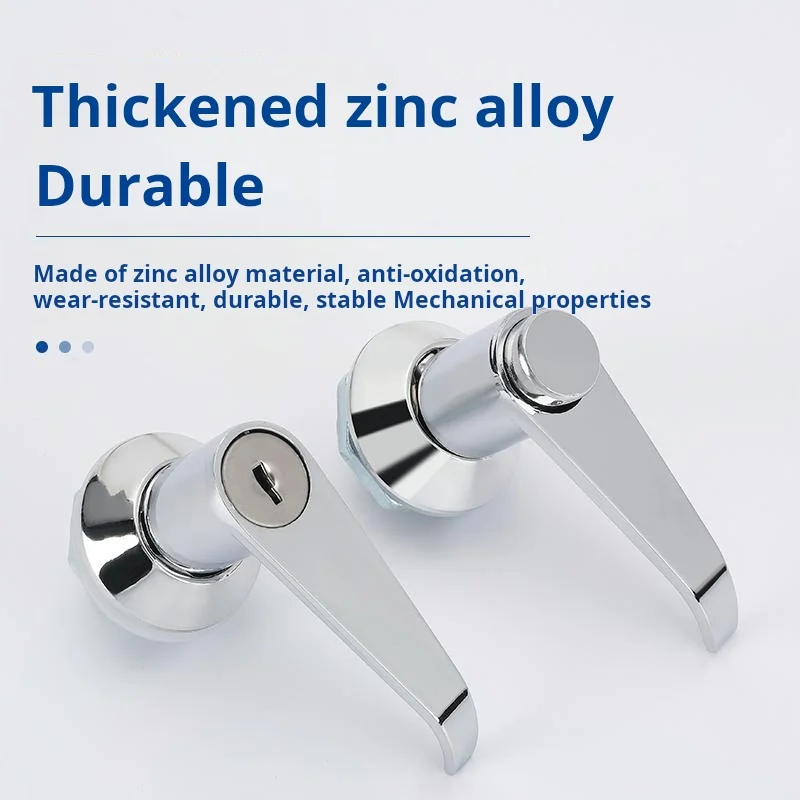 1PCS MS301-1 Key Handle Lock Outdoor Distribution Box Handle Lock MS301-A Button Switch Control Cabinet Door Lock Accessories