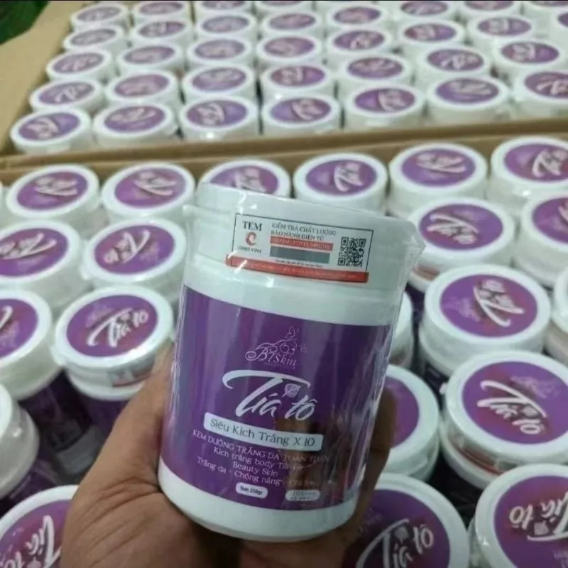Kich trang tia to 250gr - Body L Cream Brightening, Lightweight Non-Sticky Formula Long Lasting Hydration Shiny Glowing Skin