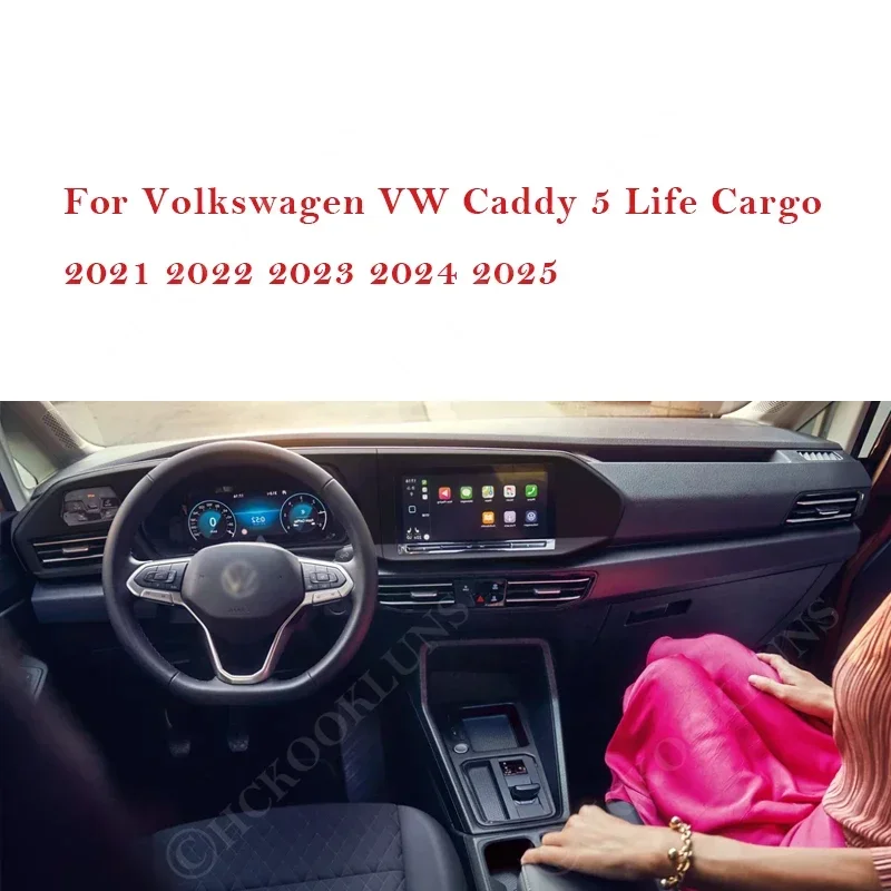 Anti-Slip Mat Sunshade Dashmat Carpet Accessories 2024 2023 Dashboard Cover Pad for Volkswagen VW Caddy 5 Life Cargo 2021 ~ 2025 view 6