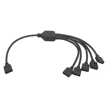 Rozbočovač RGB Sync pro základní desku, 12V 4pinový RGB / 5V 3pinový ARGB Sync Hub, prodlužovací kabel pro základní desku ASUS, GIGABYTE, MSI 10 nejlepší prodej Asus Aura Sync Hub - №4