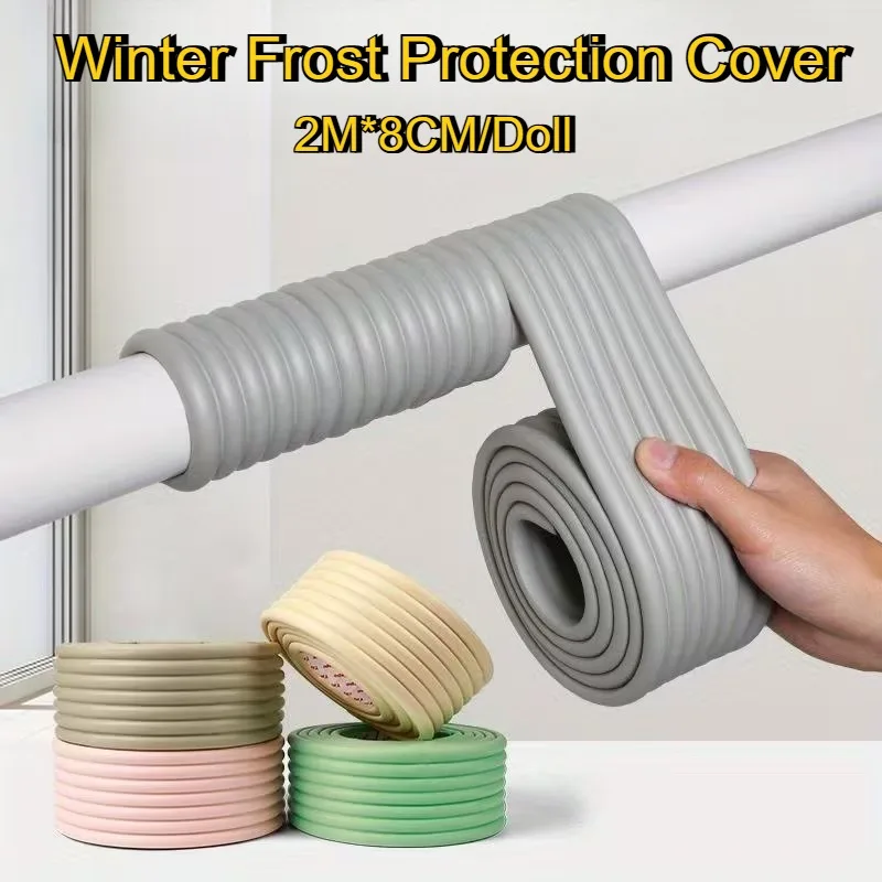 

2m*8cm/ DollHigh Temperature Resistant Fireproof Flexible Foam Pipe Insulation for Heating Pipes Soundproof Decorative Cover