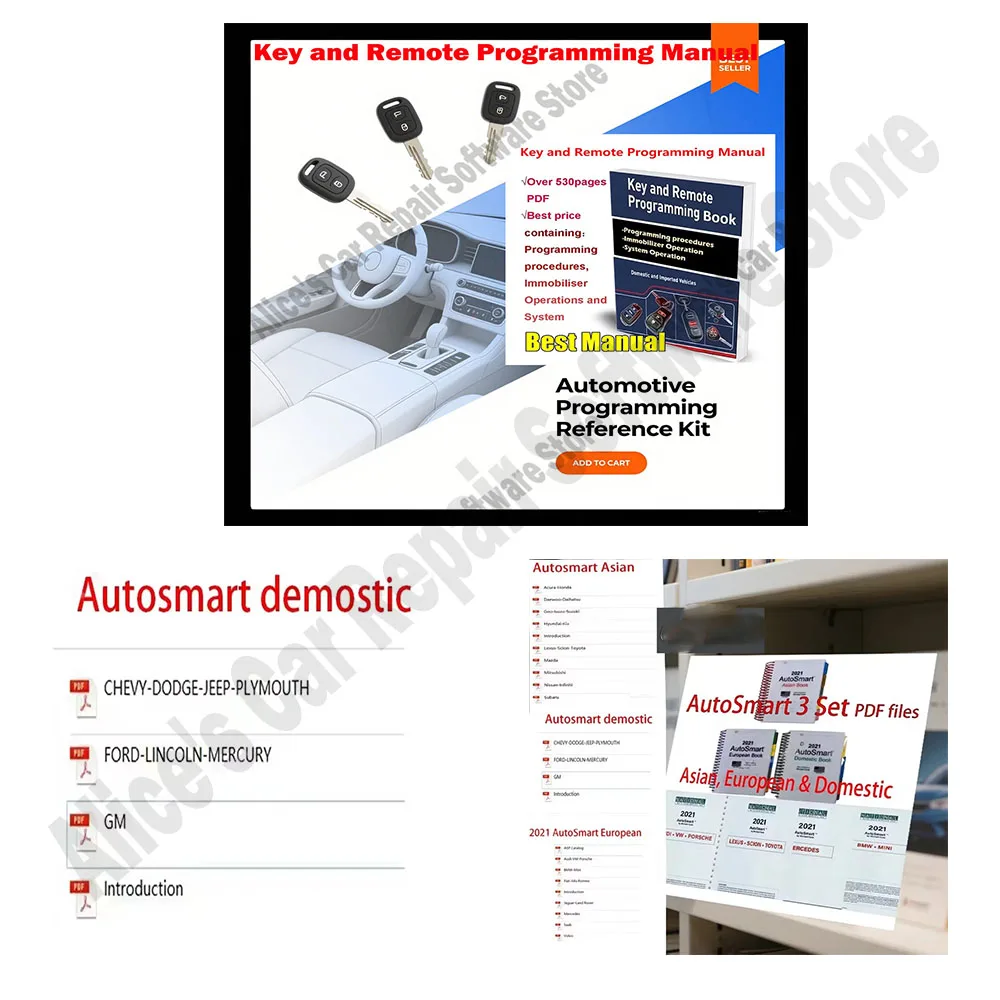 

Key and Remote Programming Manual Guide for All LockSmith Professionals Containing Program Immobiliser System Operations Repair