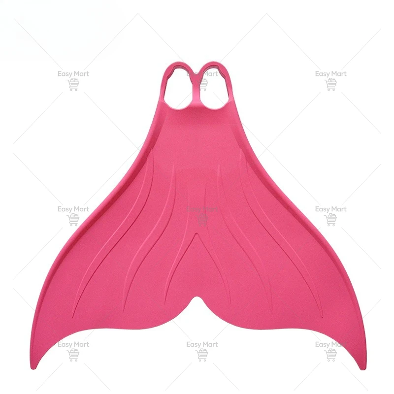 Mermaid flippers diving frog shoes silicone professional swimming training adult single webbed free diving fish tail