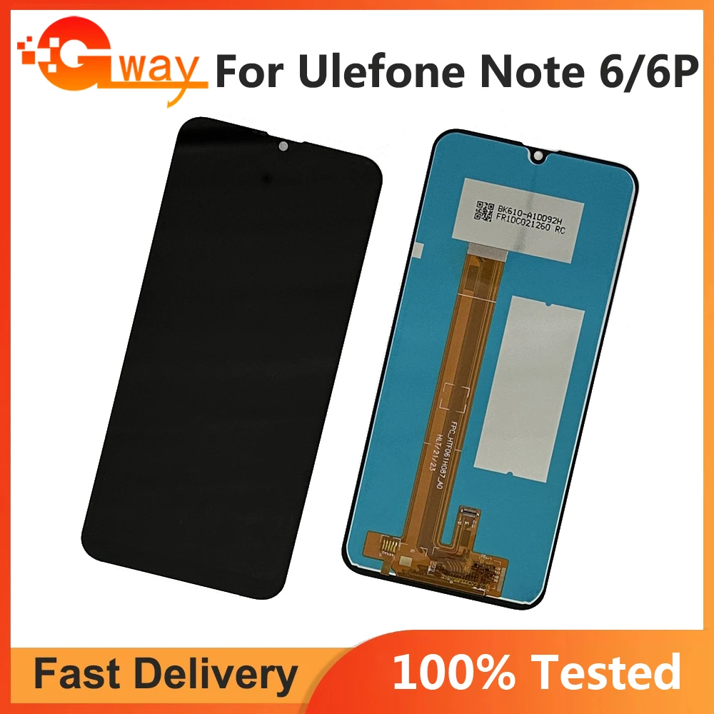 

Original For Ulefone Note 6 LCD Display Touch Screen Digitizer Parts For Ulefone Note 6P 6T Note 6 P Display Screen LCD Parts