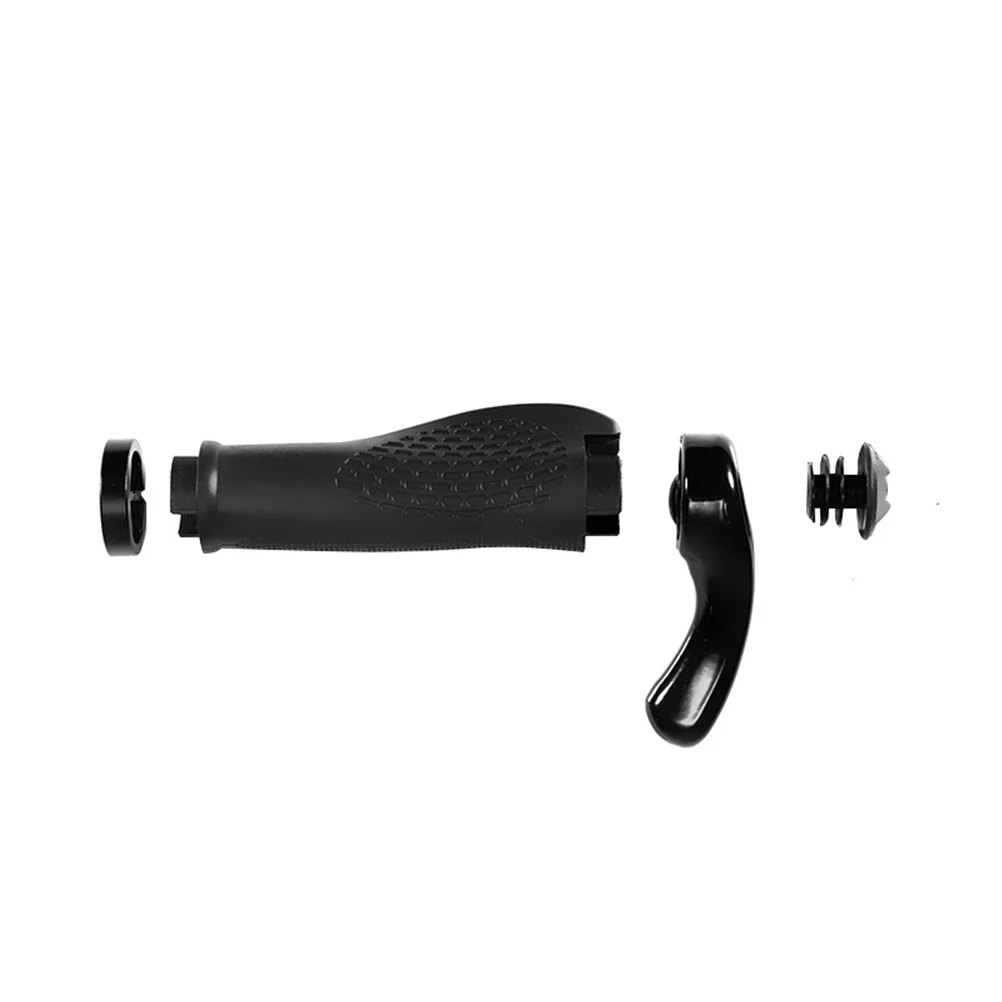 

1 пара велосипедных ручек, противоскользящие, износостойкие, прочные, с двойным замком, аксессуары для велоспорта из алюминиевого сплава, двойной велосипедный руль