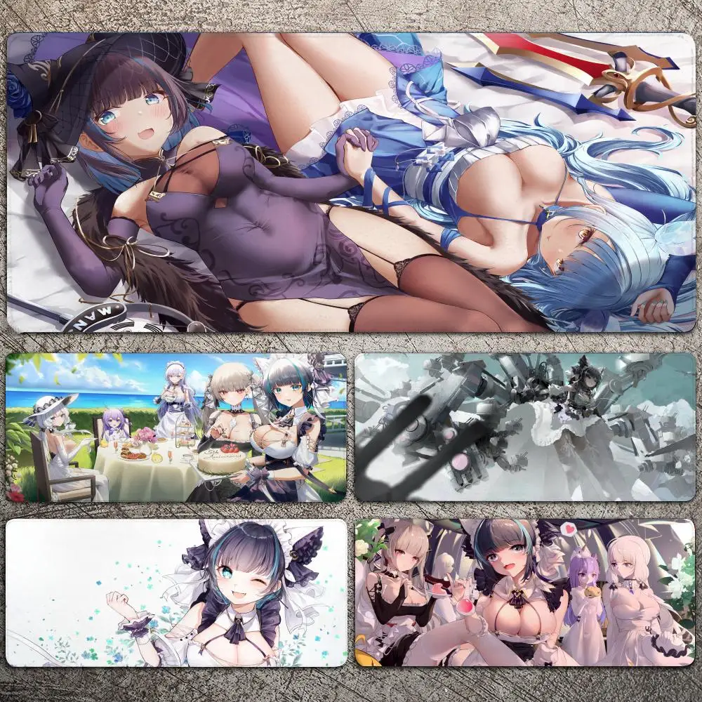 

Cheshire Azur Lane Sexy Anime Girl Mousepad Large Gaming Mouse Pad LockEdge Thickened Computer Keyboard Table Desk Mat