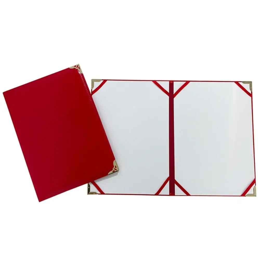 Signing Contract A3 A4 Art Paper Hardcover Hosted Speech High-end File Paper Page Folder Poetry Reading Thicken