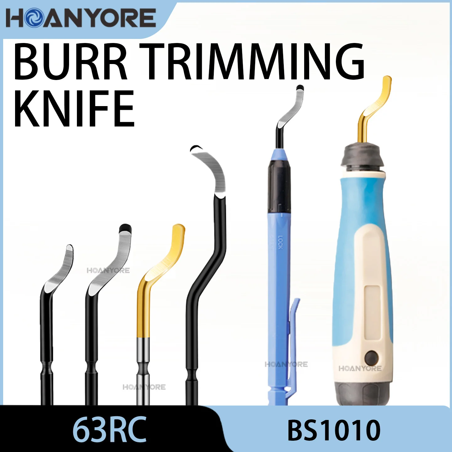 

Fine deburring scraper, stainless steel edge trimming tool, BS1010 blade head, inner hole chamfering tool, copper tube blade