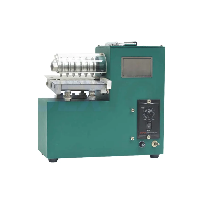 220V Industrial Electric Leather Cutting Machine Wet Cutting Single Head Mini Shoulder Strap Luggage Slitting Knife Cloth Fabric