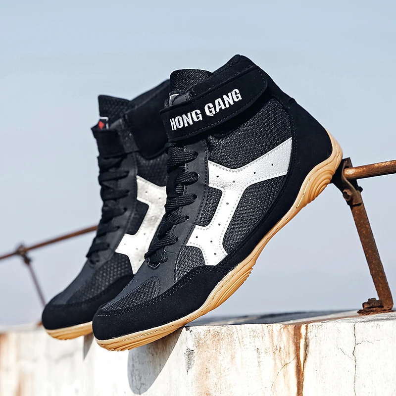 2025 New Best-Selling Breathable Anti-Slip Premium Durable Wrestling Shoes Boxing Training Shoes Excellent