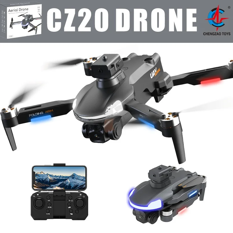 CZ20 Gps Drone 8K HD Aerial Photography Intelligent Obstacle Avoidance Long  Time Four Axis Remote Control For Adults
