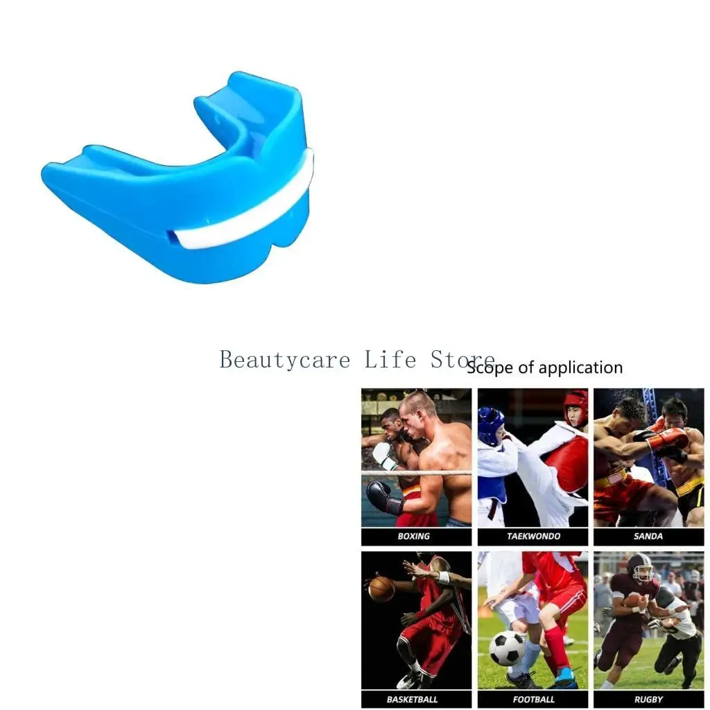 652C Sports Mouthguard Boxing Double-Sided Mouth Guard Boxing Accessory Easy to Use