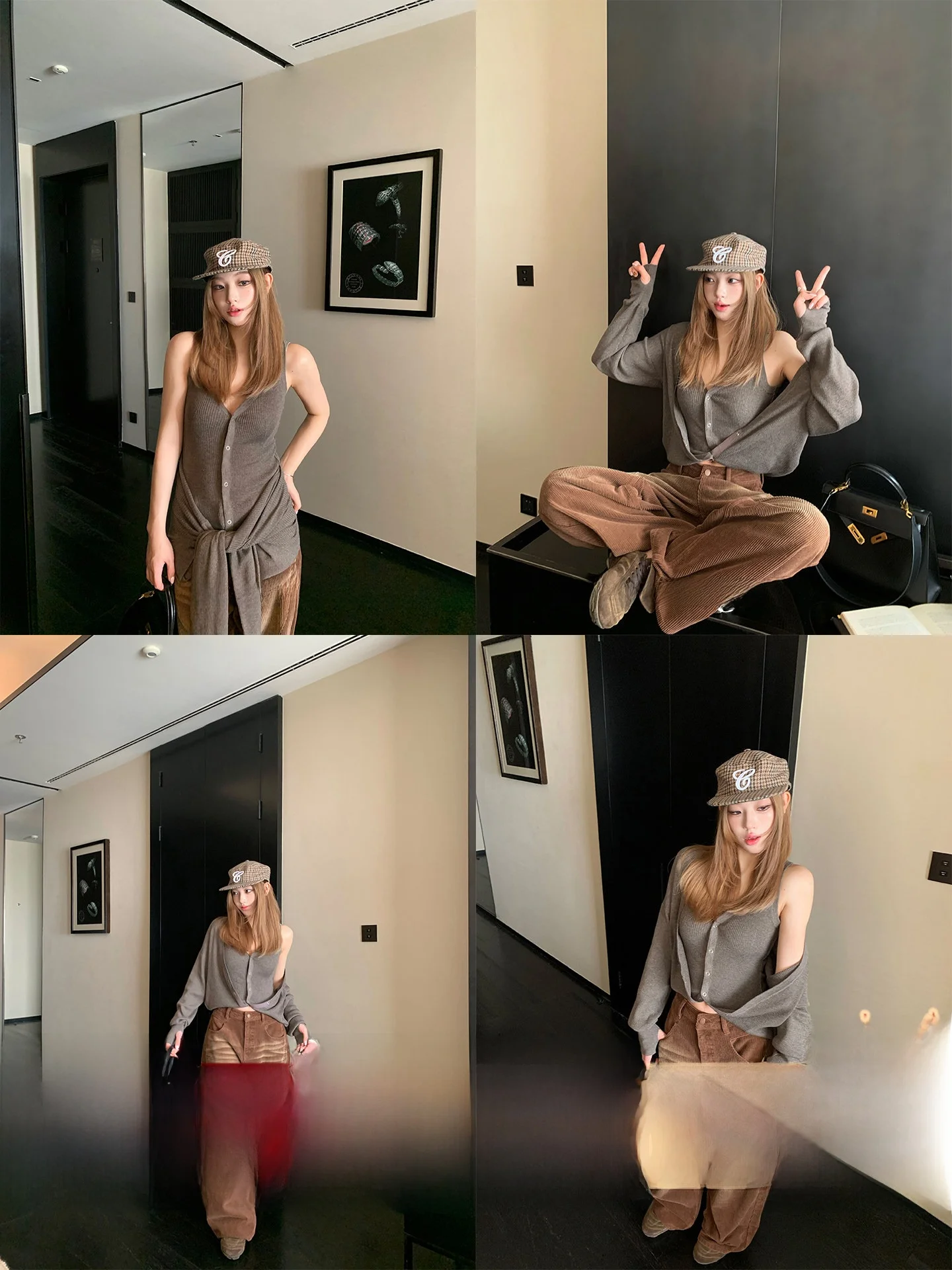 

Вязаный кардиган Sli Rebellious с эффектом двухслойности, многофункциональный, в корейском стиле, для повседневной носки, модный, женский