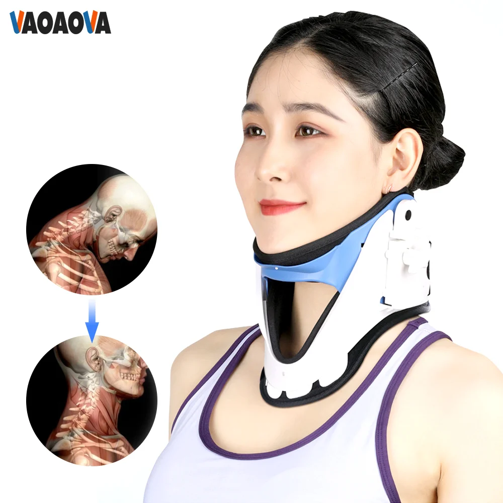 

Cervical Neck Brace Stretcher Traction Device For Pain Relief Shoulder Relaxer Inflatable Adjustable Improved Spine Alignment