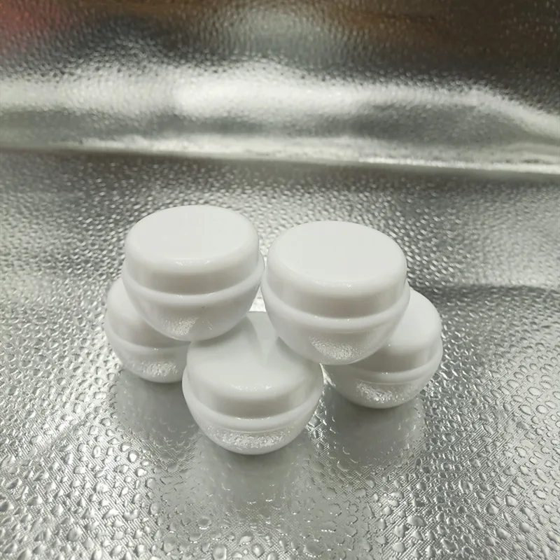 10 ml Pilz-Cremeglas, PP-Reisebehälter, nachfüllbare Kosmetikflasche für Perlenpulver, nachfüllbare Flaschen