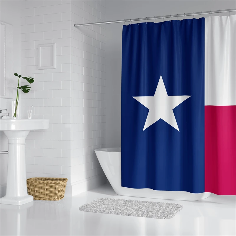 

Набор занавесок для душа Aertemisi Texas с втулками и крючками для декора ванной комнаты