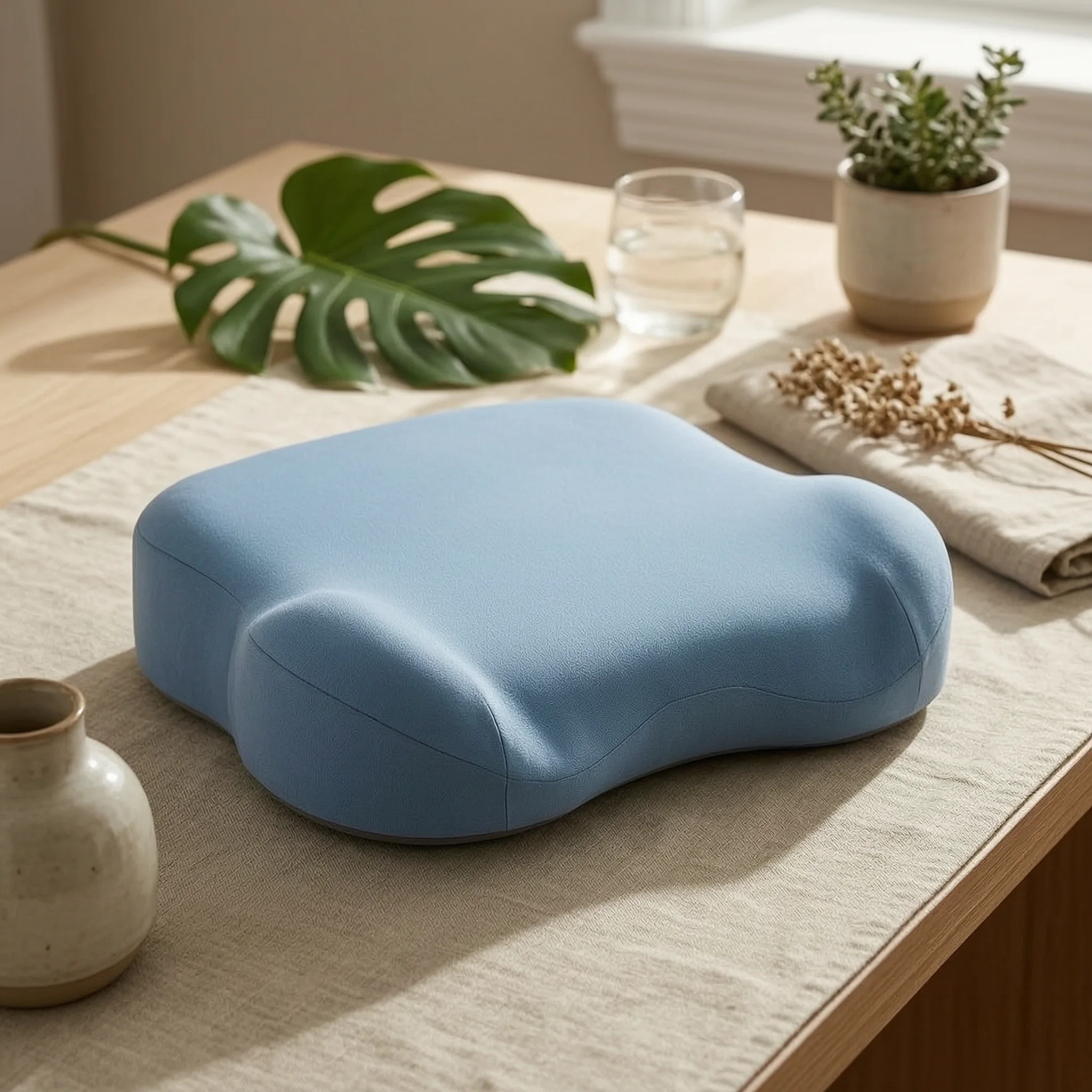 Meditation Cushion Zafu - Cojín de Meditación Ergonómico, Cojín Zafu