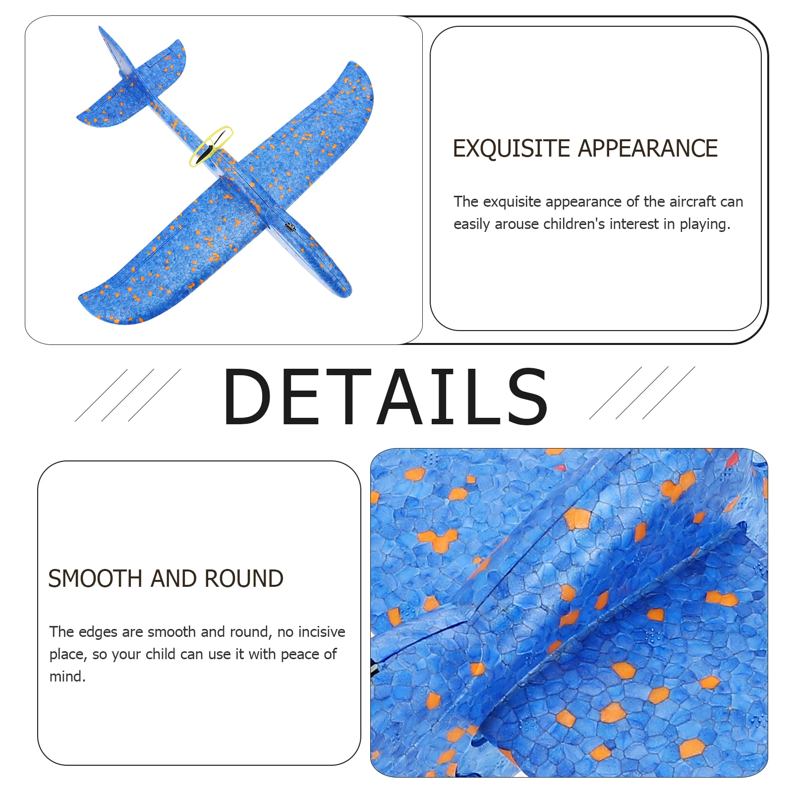 

1pc Glowing Airplane Electric Aircraft Usb Charging Lightweight Flying Plaything For Kids Outdoor Rechargeable Plane Non-Remote