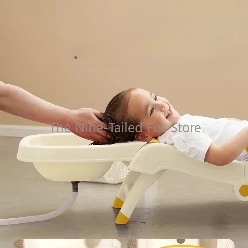 Children Shampoo Bed Shower Hair Wash Foldable head spa Lounge Comfort Shampoo Chair Sink Home Cama De Champu Furniture