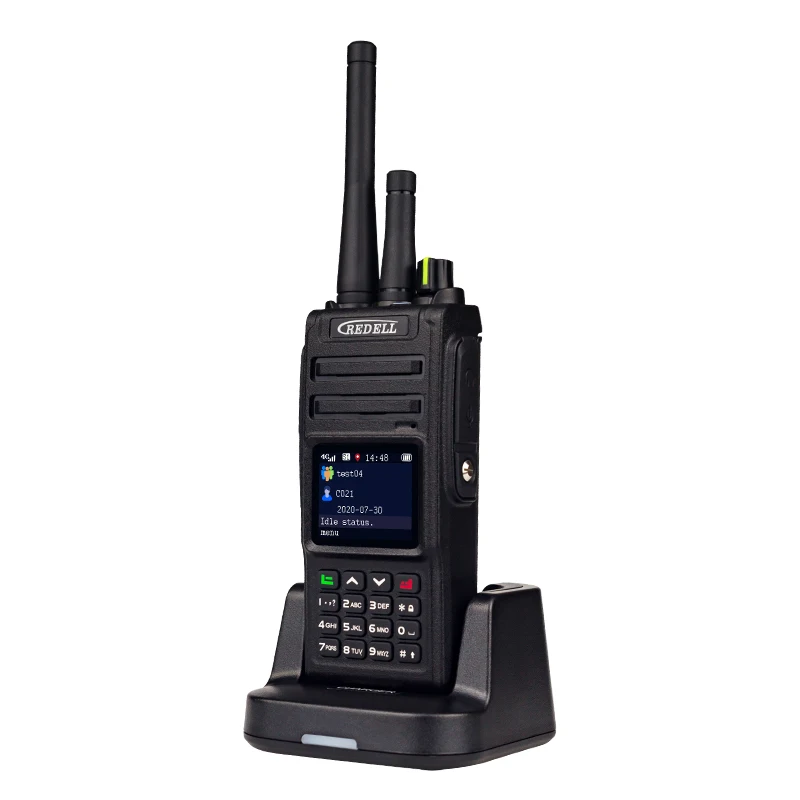 4G network walkie talkie 500 km sim card gsm phone  ANI code repeater function long range powerful professional walkie