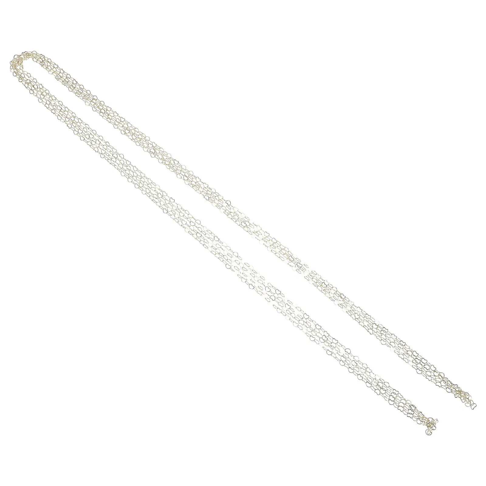 Heart Jewelry Chain for Necklace and Bracelet DIY – Smooth Alloy, Fade-Resistant Finish