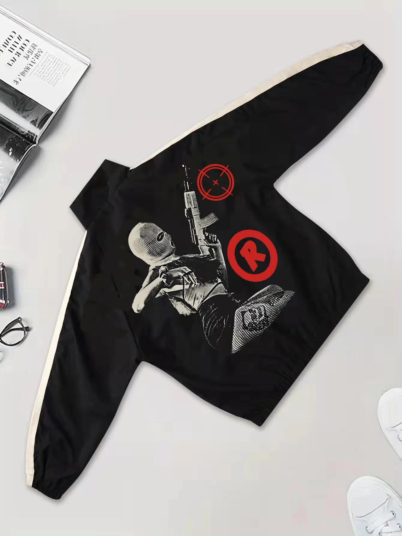 

"Factress" Autum Reversible Jacket Men's Autum New Trendy Men's Handsome Casual Work Jacket Jacket