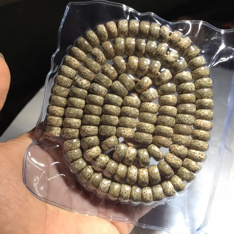 Natural premium 10-year aged - bracelet, jadeified star-moon bodhi seed multi-loop stone jade necklace and br