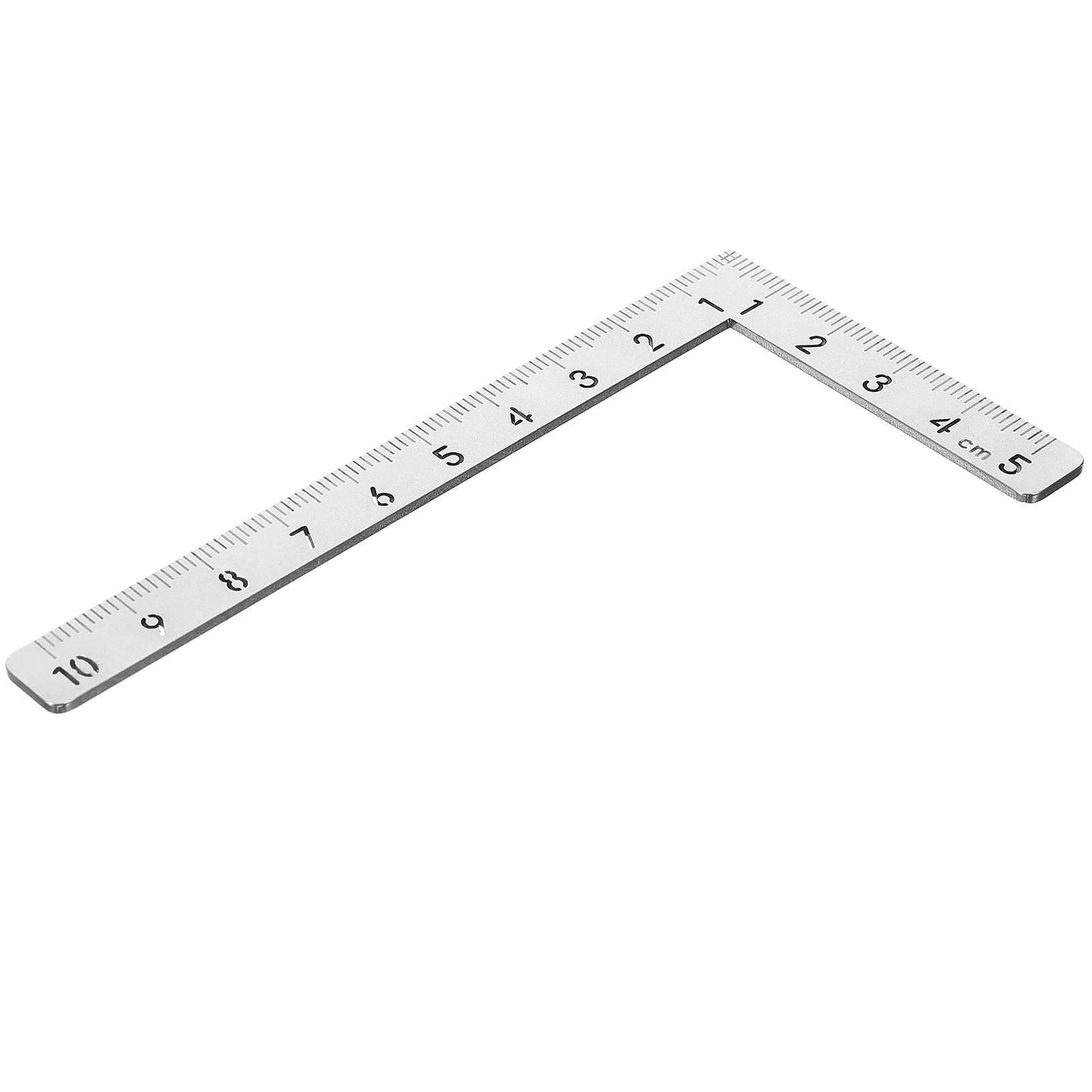 

Stainless Steel Angle Ruler 90 Degree Mini Square Tool Metal Measuring Rulers Woodworking Geometry Scale Layout Instruments