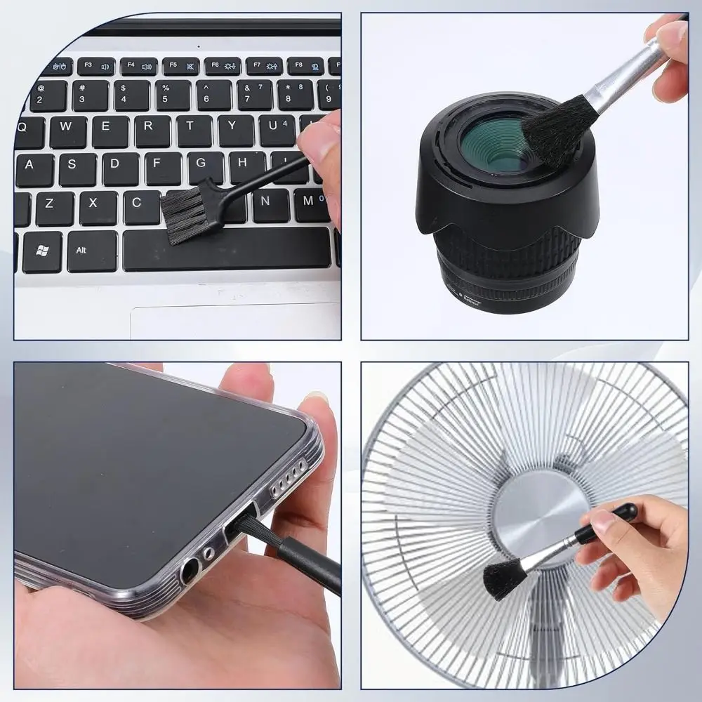 5/6/9/10Pcs Portable Keyboard Cleaning Brush Kit Dust Removal Soft Brush Dust Cleaner Kit Reusable Professional