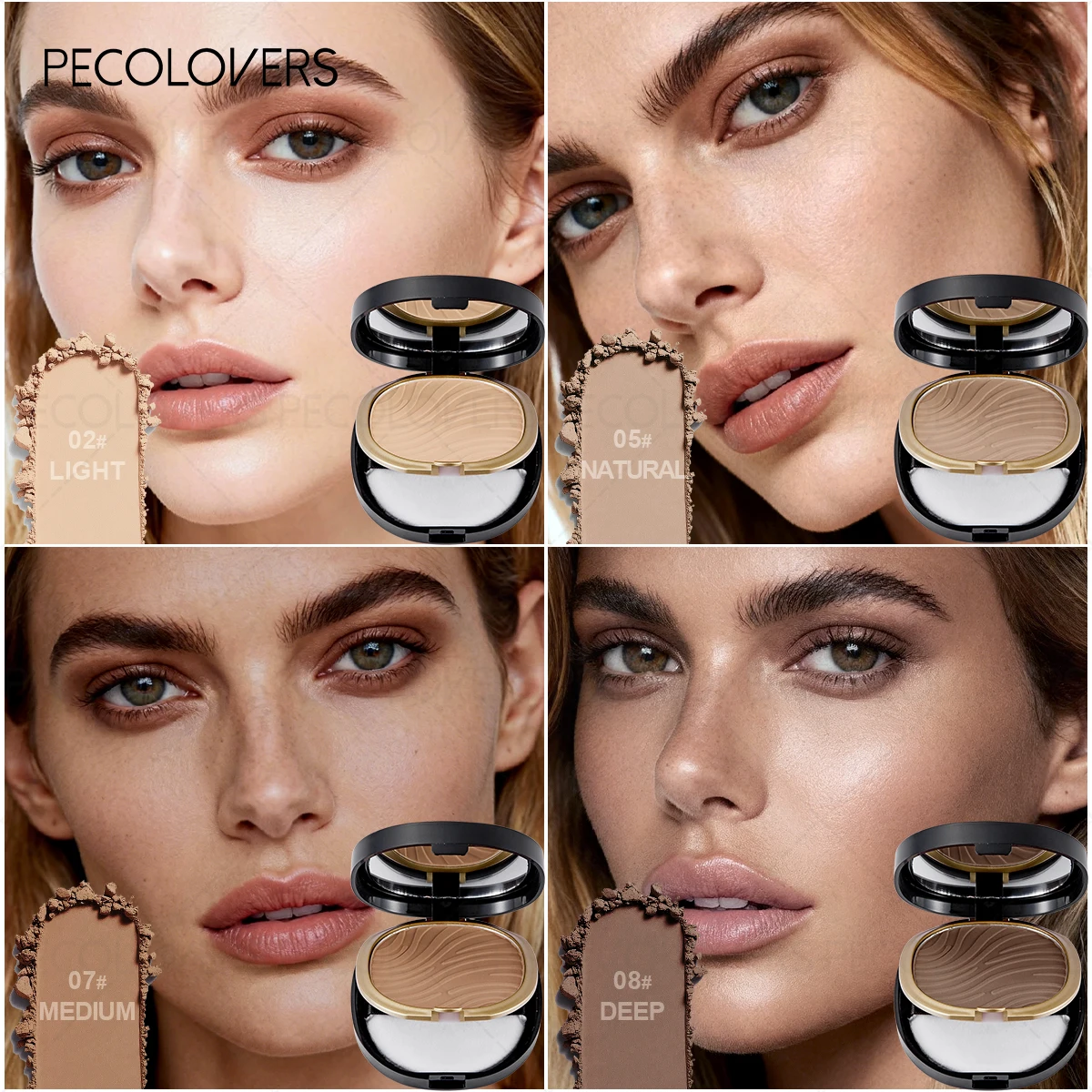 1PC Droge Concealer Matte Poeder, Set Make-up, Controle Olie, Duurzaam, Onzichtbare Poriën, Houd de huid in een natuurlijke en verfrissende staat