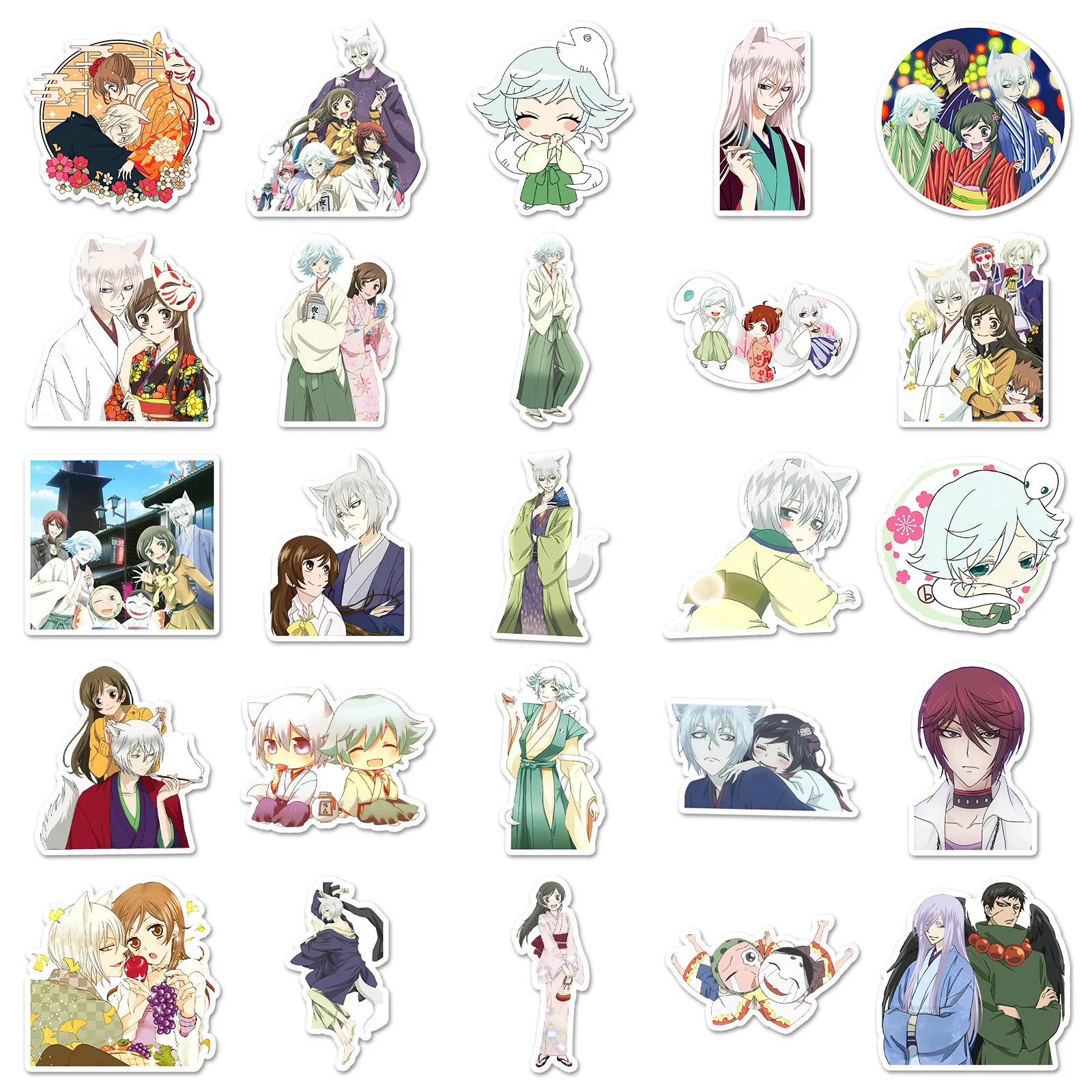 50 pz Set Anime Kamisama Love Series Momozono Nanami Tomoe Mi Zu Ki Figure Del Fumetto Fai Da Te Adesivi Decorazione Ventole Regalo Giocattolo