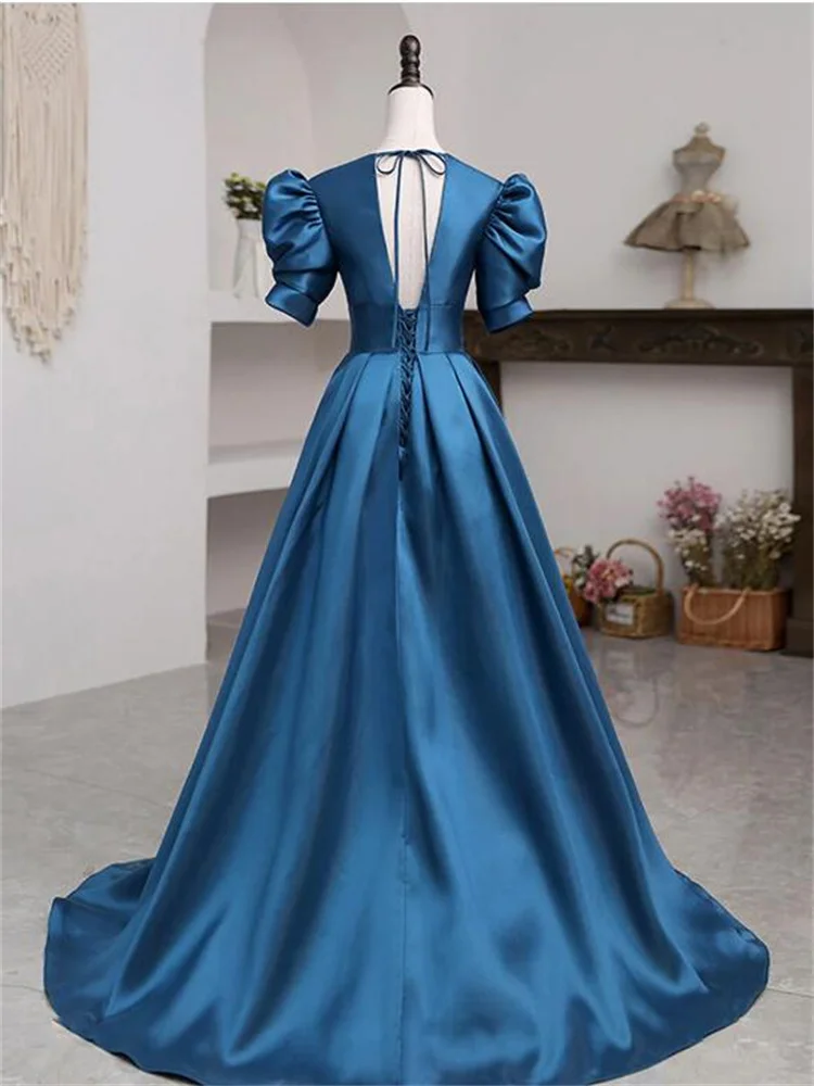 Long Evening Dresses Puff Sleeve Formal Dresses For Wedding Elegant Party Dresses New Cocktail Prom Gown 2024 فساتين الحفلات