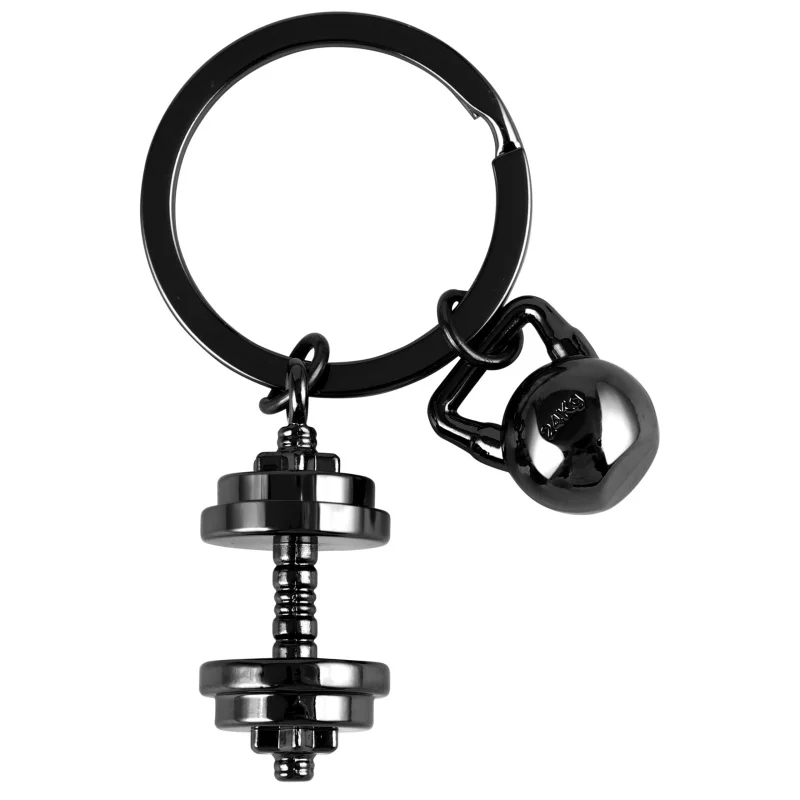 Hantel-Schlüsselanhänger für Damen und Herren, lustiger Kettlebell-Schlüsselanhänger für Autoschlüssel, Rucksack, Tasche für Sportbegeisterte, inspirierende Geschenke – Detail 1