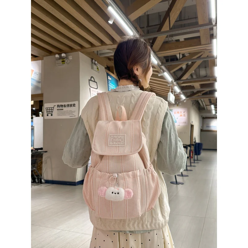 

Backpack for female studentsinsVersatile, lightweight, and stylish backpack for girls, perfect for outings and travel