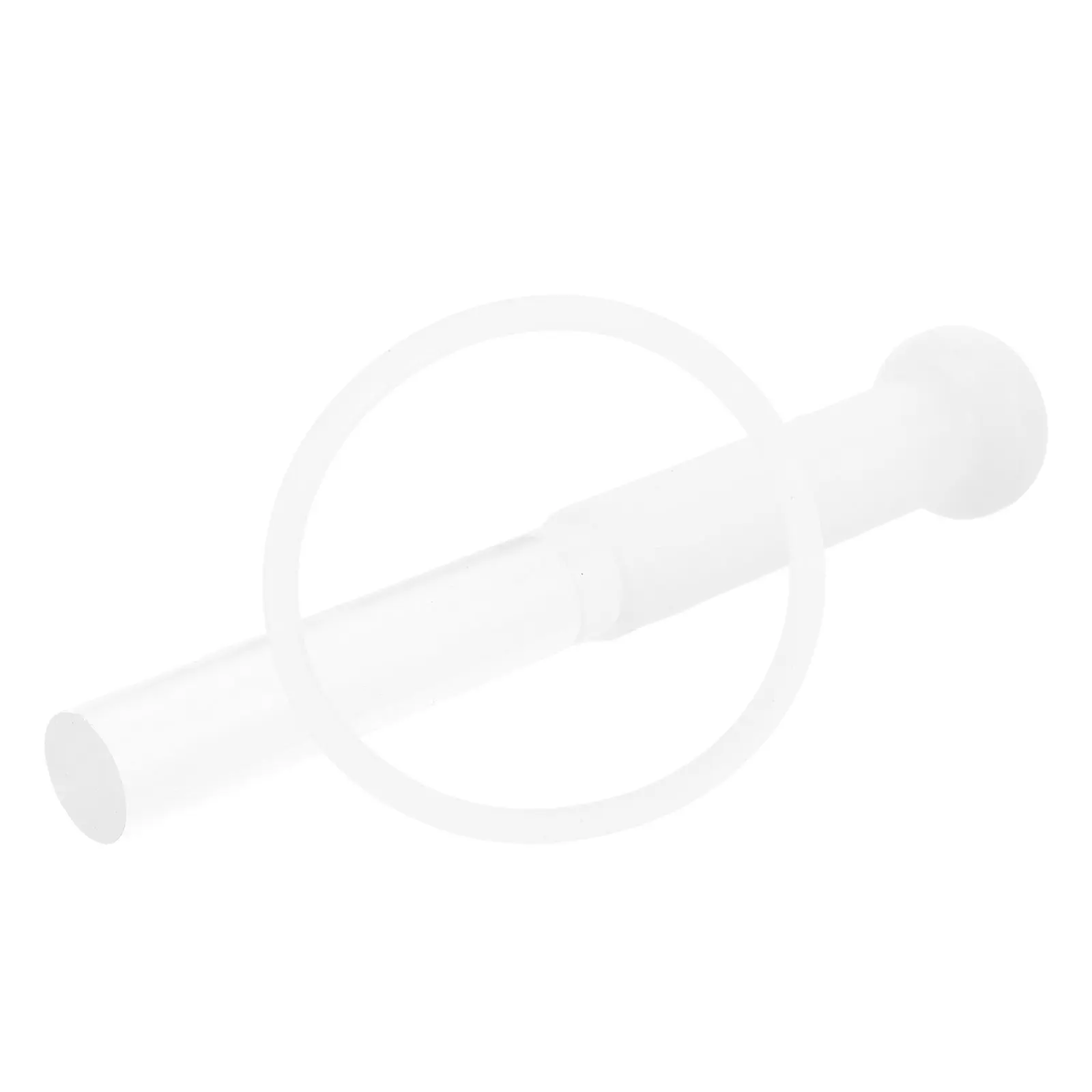 Crystal Bowl Striker Rubber Sleeve Clear Acrylic Mallet Perfect for Meditation Yoga Sound Therapy Singing Bowl Instrument