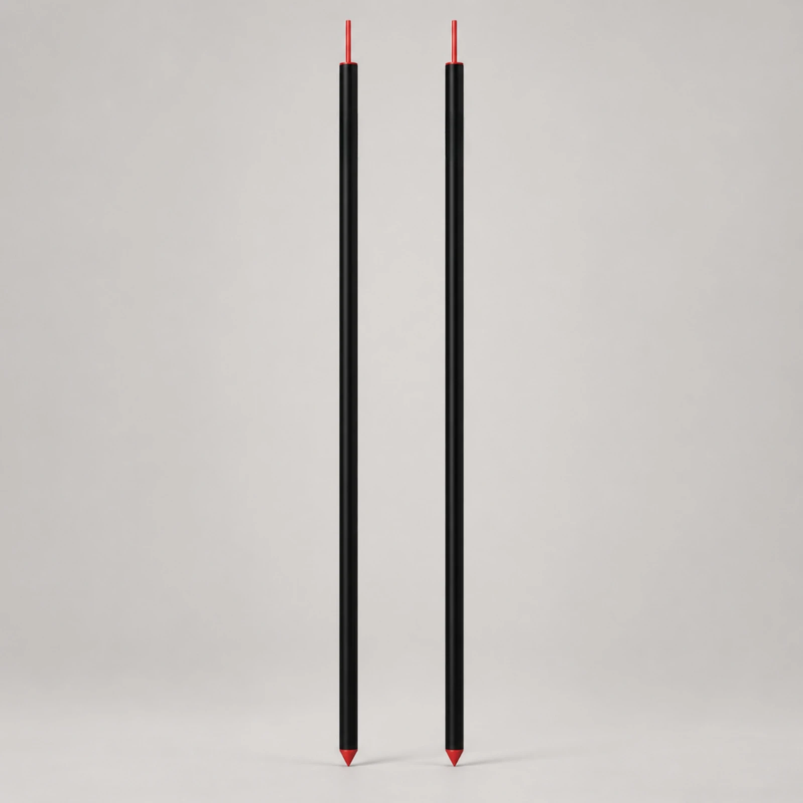 2 Pieces Aluminum Canopy Support Pole Multi-Purpose Sectional Tarp Pole with Pointed End Tent Poles Heavy Duty Wind-Resistant