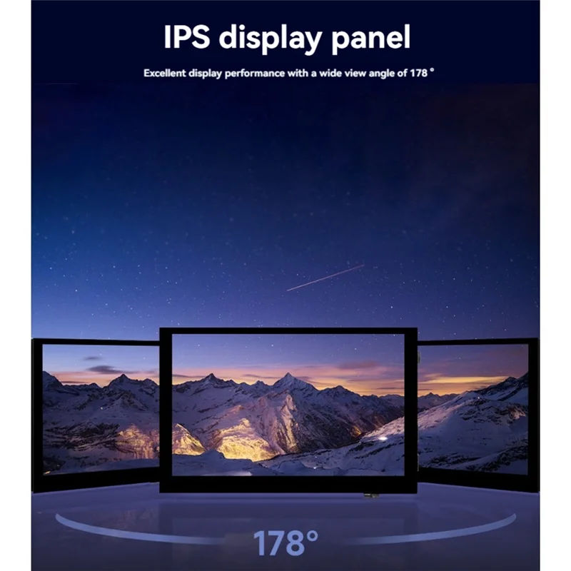 -A96P 5Inch Capacitive Touch Screen IPS 1024X600 HD -Compatible For Raspberry Pi/Jetson Series Motherboard/PC Screen