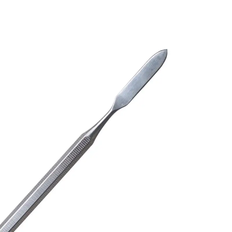 Dual‑Head Stainless Steel Mixing Spatula Dental Cement Stirring Knife For Dentist Clinic Nail Salon Pigment Blending Work