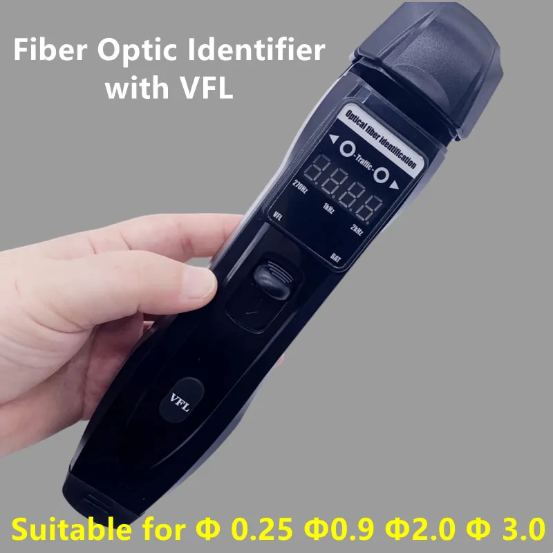 2023 New Optical Fiber Identifier Live Fiber Optical Fiber identification Nk411 Built in VFL 2mw Fiber Traffic Detectors